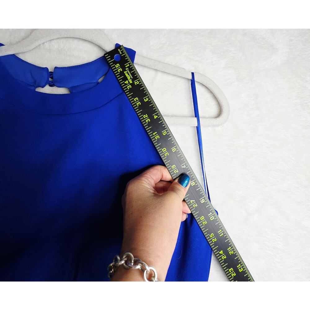 Cobalt Bright Blue SzM NWT Sexy W Rhinestones Dress by Sincerely Jules Party Fun - Picture 9 of 14